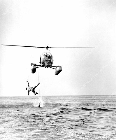 crp-10081 1975 cool helicopter and stunt man film Mitchell crp-10081