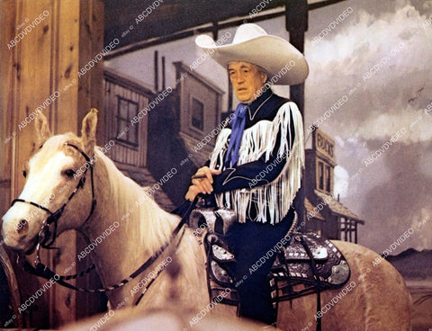 crp-10089 1970 John Huston on horseback in ten gallon hat film Myra Breckinridge crp-10089