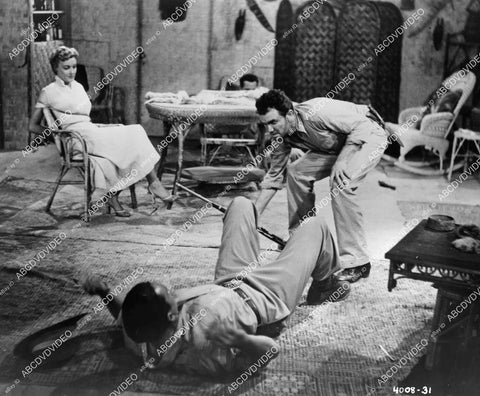 crp-10152 1955 Karin Booth, Ross Elliott, James Edwards film African Manhunt crp-10152
