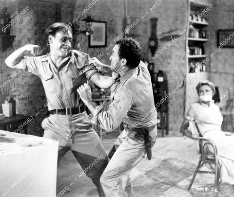 crp-10155 1955 Myron Healey, Ross Elliott, Karin Booth film African Manhunt crp-10155