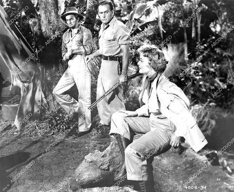 crp-10160 1955 Myron Healey, Ross Elliott, Karin Booth film African Manhunt crp-10160