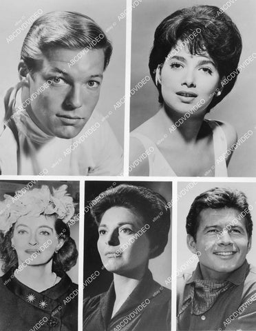 crp-01017 1963 Richard Chamberlain,Suzanne Pleshette,Bette Davis,Anne Bancroft,Gary Clarke TV Tonight Show Johnny Carson crp-01017