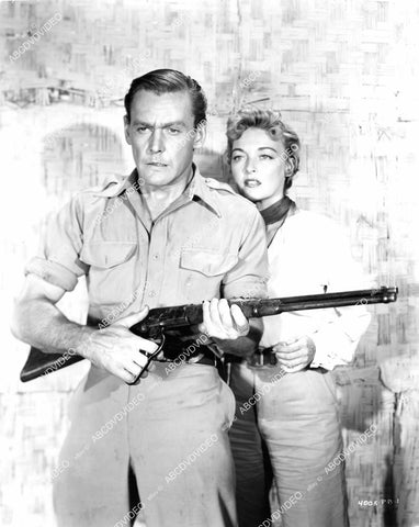 crp-10183 1955 Myron Healey, Karin Booth film African Manhunt crp-10183