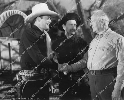 crp-10216 1937 Charles Starrett, Hank Bell, Edward LeSaint film Two Gun Law crp-10216