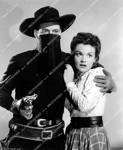 crp-10218 1945 Charles Starrett, Doris Houck Durango Kid film Two Fisted Stranger crp-10218