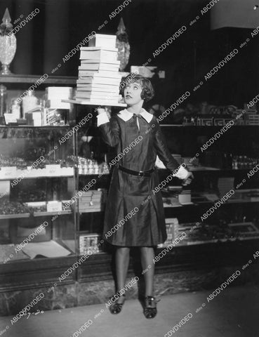 crp-10274 1927 Sally O'Neil does a box balancing act silent film Becky crp-10274