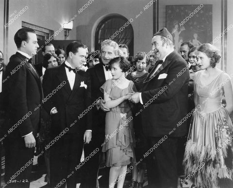 crp-10312 1927 Sally O'Neil, Owen Moore, Harry Crocker, Gertrude Olmstead, Mack Swain at flapper dance party silent film Becky crp-10312