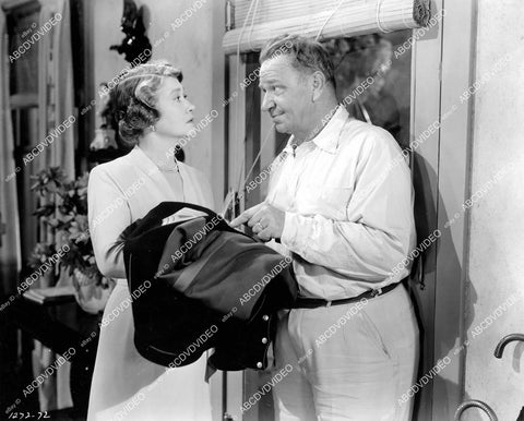 crp-10374 1943 photo Wallace Beery, Fay Bainter film Salute to the Marines crp-10374