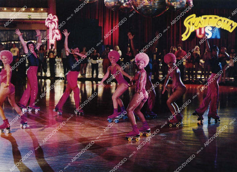 crp-10407 1979 Pink Afro roller skating team film Skatetown USA crp-10407