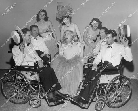crp-01043 1940's all paraplegic veteran show theatrical play The Wheelchair Revue by Nick Castle crp-01043