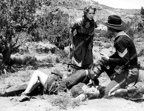 crp-10462 1957 Chuck Connors, John Smith, Susan Cummings, Lisa Montell film Tomahawk Trail crp-10462