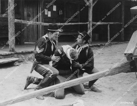 crp-10463 1957 Chuck Connors, Harry Dean Stanton film Tomahawk Trail crp-10463