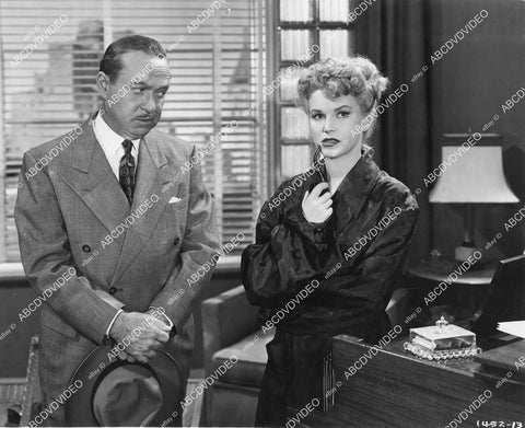 crp-10521 1945 Harry Langdon, Jane Frazee film Swingin on a Rainbow crp-10521