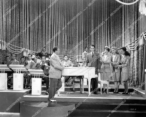 crp-10523 1943 Patty, Maxene, Laverne Andrews Sisters and the orchestra film Swingtime Johnny crp-10523