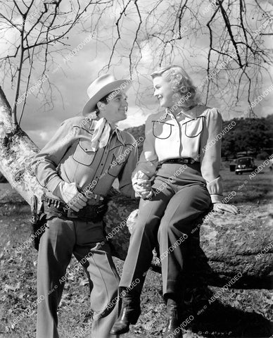 crp-10544 1947 Mary Dugan & Jack Leonard film Swing the Western Way crp-10544