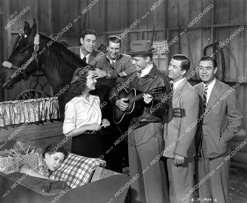crp-10705 1948 June Vincent, Stuart Hart, Hoosier Hotshots, Elinor Donahue film The Arkansas Swing crp-10705
