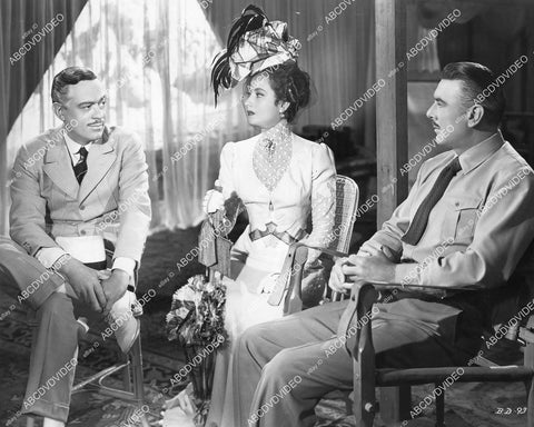 crp-10713 1946 John Eldredge, Merle Oberon, George Brent film Temptation crp-10713