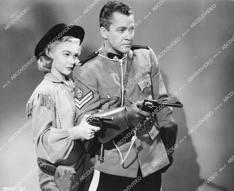 crp-10886 1953 frontier gal Marian Carr w RCMP Kirby Grant film Northern Patrol crp-10886