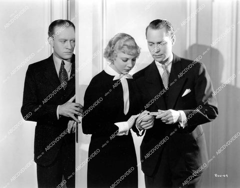 crp-11017 1935 Conrad Nagel, Una Merkel, Franchot Tone film One New York Night crp-11017