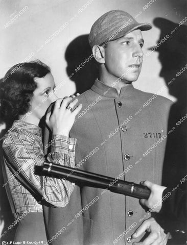crp-11039 1935 Lloyd Nolan, Peggy Conklin film One Way Ticket crp-11039