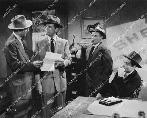 crp-11077 1951 Anthony George, Dick Powell, Lou Polan, Frank Gerstle film You Never Can Tell crp-11077