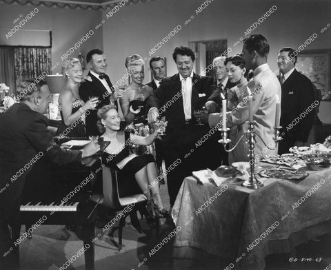 crp-11156 1953 Hugo Haas, Cleo Moore, Helene Stanton film One Girl's Confession crp-11156
