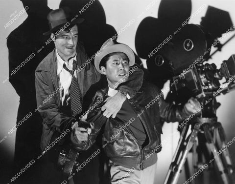 crp-11211 1939 Keye Luke, James Craig w old newsreel camera film North of Shanghai crp-11211