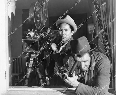 crp-11239 1939 Keye Luke, James Craig w old newsreel camera film North of Shanghai crp-11239