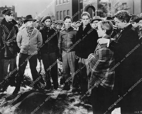 crp-11287 1941 Spencer Tracy, Sidney Miller, Larry Nunn, Bobs Watson, Mickey Rooney film Men of Boys Town crp-11287