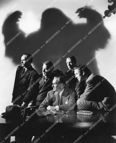 crp-11469 1941 Paul Lukas, Joseph Calleia, Onslow Stevens, Marc Lawrence film The Monster and the Lady crp-11469