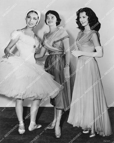 crp-11479 1952 ballerina beauties Maria Tallchief, Leslie Caron, Moira Shearer film Million Dollar Mermaid crp-11479