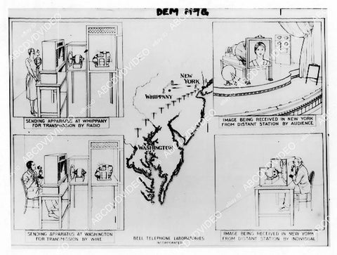 crp-11499 1930's sequence invention of Television Bell Science Labs broadcast E.F. Kingsbury, Herbert E Ives, E.L. Nelson A.T.&T. crp-11499