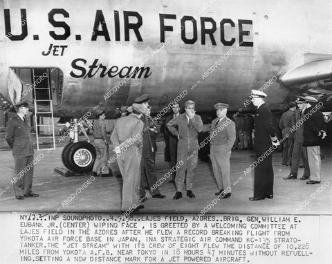 crp-01159 1958 aviation Brig Gen William Eubank Jr new airplane SAC KC-135 Jet Stream Stratotanker crp-01159