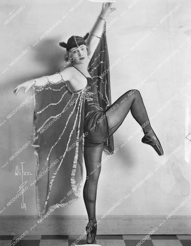 crp-11648 1924 vintage dancer Peggy Clark in unique and sexy outfit crp-11648
