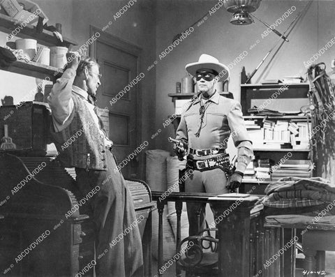 crp-11727 1956 Clayton Moore film The Lone Ranger crp-11727