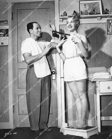 crp-11729 1948 Puerto Rican pepper Olga San Juan w exercise instructor Frankie Van for One Touch of Venus crp-11729