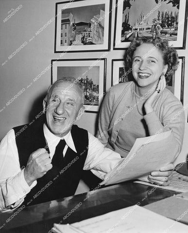 crp-11778 1954 Jimmy Durante w Margaret Truman Daniels TV The Jimmy Durante Show crp-11778