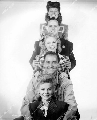 crp-12078 1944 Joan Davis, Bob Haymes, Judy Clark, John Hubbard, Jane Frazee film Beautiful But Broke crp-12078