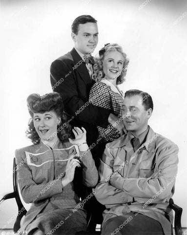 crp-12080 1944 Joan Davis, Bob Haymes, Judy Clark, John Hubbard film Beautiful But Broke crp-12080