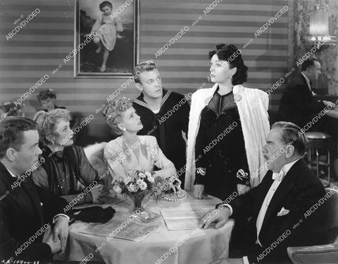 crp-12136 1943 Dennis O'Keefe, Martha Scott, Pola Negri, Billie Burke, Walter Kingsford film Hi Diddle Diddle crp-12136