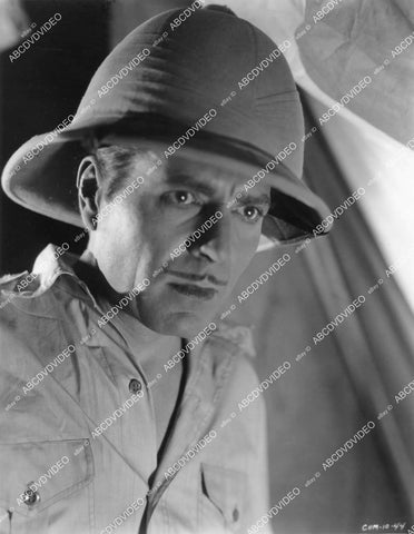crp-12149 1929 Warner Baxter portrait in pith helmet film Behind That Curtain crp-12149
