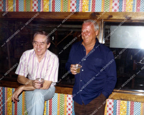 crp-12158 1970's Eddie Brandt & Bob Nolan at some party crp-12158