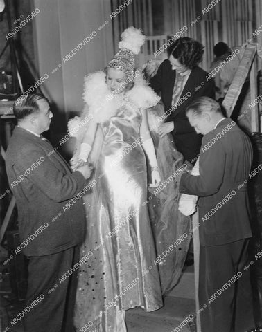 crp-01218 1937 chorus girl gets Gowns by Adrian Greenburg wardrobe adjustment film Broadway Melody of 1938 crp-01218