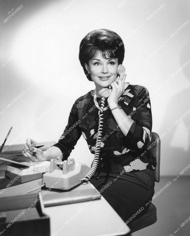 crp-12275 1960's lovely secretary Francine York on telephone portrait crp-12275