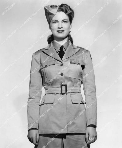 crp-12293 1940's beautiful Shirley Patterson voted The Ideal Girl in Uniform crp-12293
