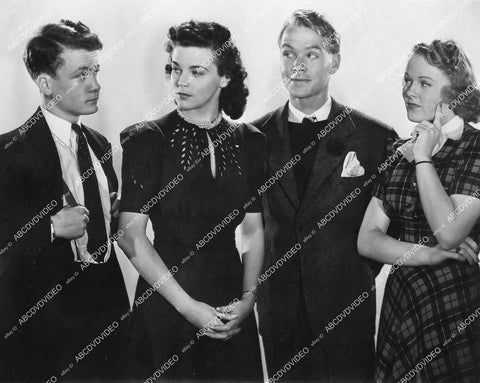 crp-12625 1940 George Ernest, Marguerite Chapman, Kenneth Howell, June Carlson film Jones Family on Their Own crp-12625