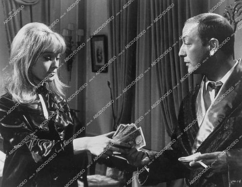 crp-12749 1966 Nadja Tiller or Mireille Darc French foreign film The Upper Hand aka Du Riffifi a paname crp-12749