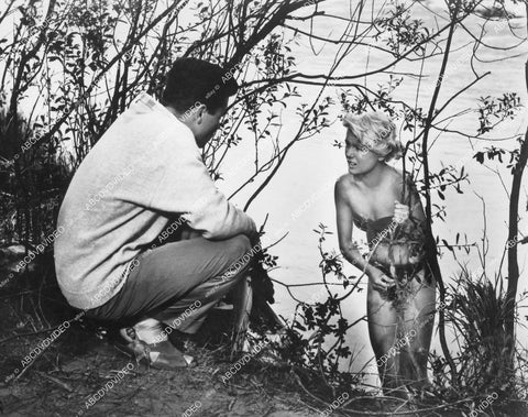 crp-12752 1956 Claus Biederstaedt, Susanne Cramer, Eva Kerbler, Hans Nielsen West German foreign film Two in a Sleeping Bag crp-12752