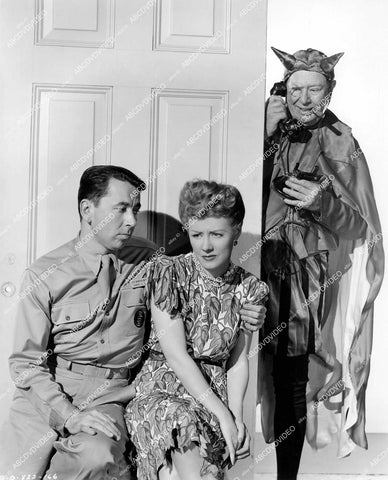 crp-12866 1945 Irene Dunne, Alexander Knox, Charles Coburn in devil costume film Over 21 crp-12866