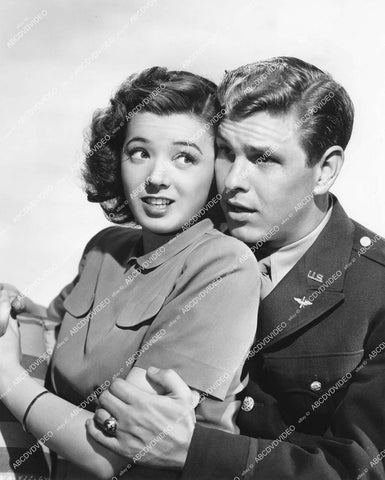 crp-12898 1945 Loren Tindall, Jeff Donnell portrait film Over 21 crp-12898